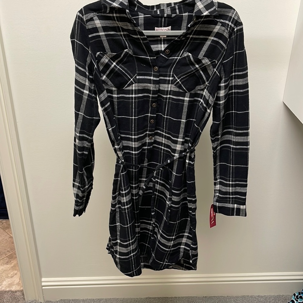 NWT plaid dress